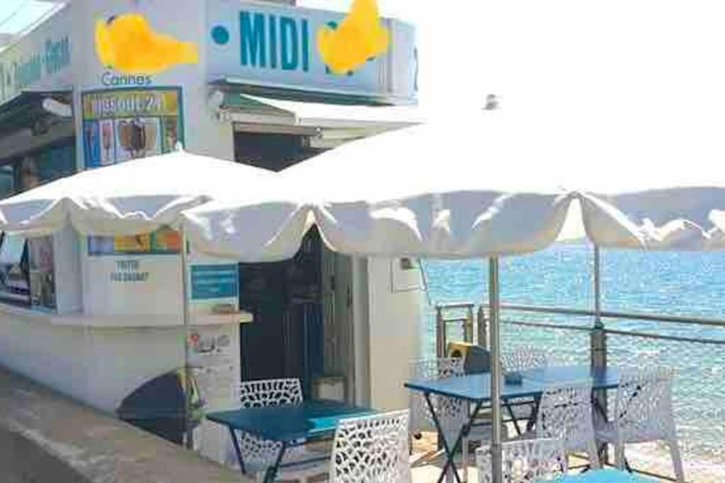 Bord De Mer, Terrasse, Tout A Pieds Cannes Exterior photo
